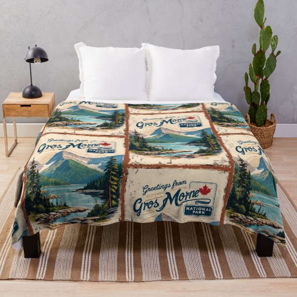 Item preview, Gros Morne National Park Canada Postcard Vintage Travel Retro designed and sold by TravelPostcardGems.