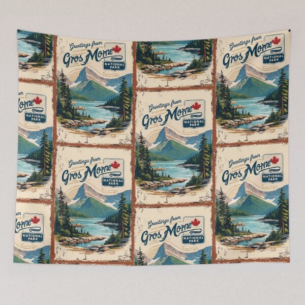 Item preview, Gros Morne National Park Canada Postcard Vintage Travel Retro designed and sold by TravelPostcardGems.