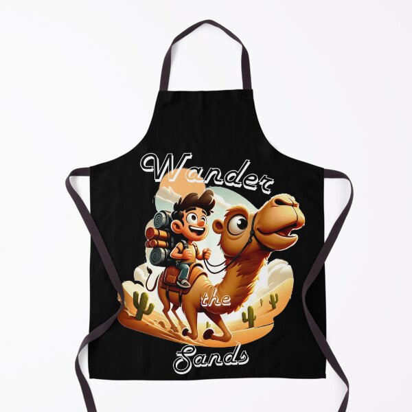 Item preview, Wander the Sands: Adventurous Boy on Camel in Desert Journey Cartoon Art designed and sold by Dantin.