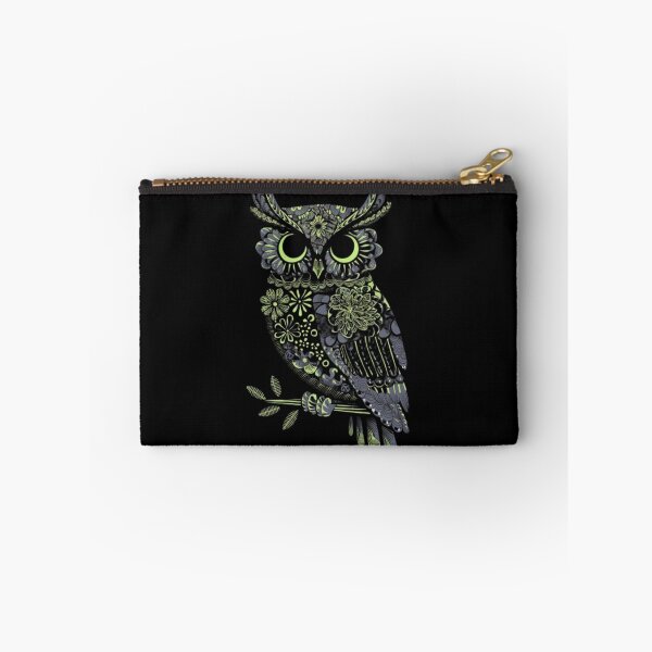 Item preview, Owl made from green knitting patterns  designed and sold by luna--design.