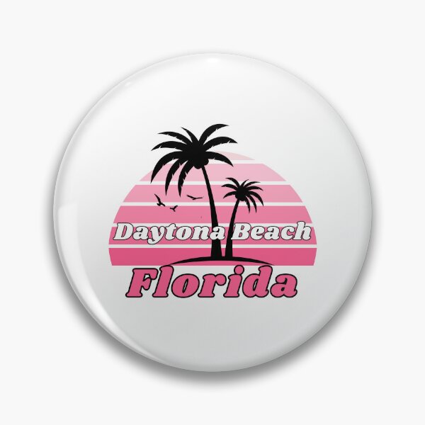 Item preview, Retro Cool Daytona Beach Florida Palm Tree at Sunset Souvenirs designed and sold by karmdaf.