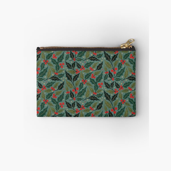 Item preview, Holly Leaves And Stars Retro Modern Background Pattern designed and sold by taiche.