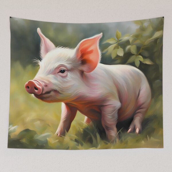 Item preview, Piglet Resting for a Few Seconds designed and sold by CalmnessbyChoice.