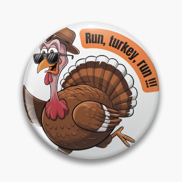 Item preview,  Funny Thanksgiving Turkey , Running Turkey Trot designed and sold by KolorellaS.