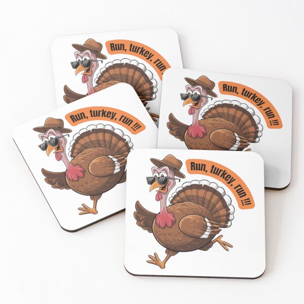 Item preview,  Funny Thanksgiving Turkey , Running Turkey Trot designed and sold by KolorellaS.
