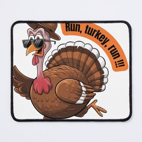 Item preview, Funny Thanksgiving Turkey , Running Turkey Trot designed and sold by KolorellaS.