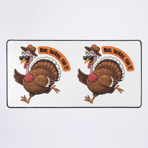 Item preview, Funny Thanksgiving Turkey , Running Turkey Trot designed and sold by KolorellaS.
