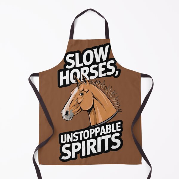 Item preview, Slow Horses, Unstoppable Spirits – Motivational Horse Design designed and sold by MilicaT.