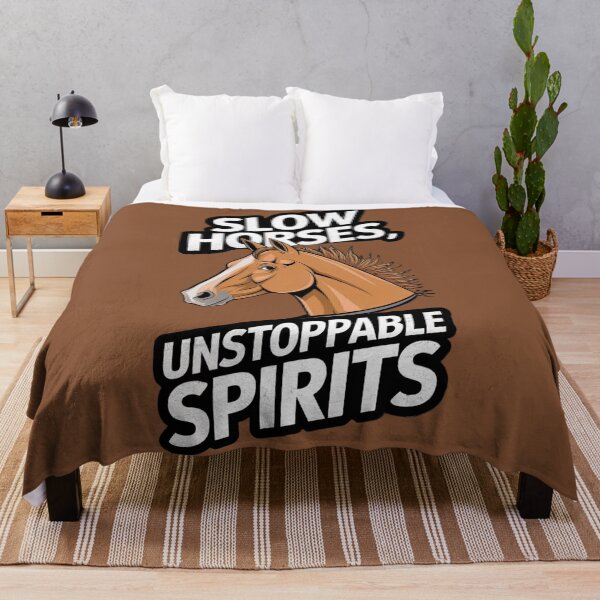 Item preview, Slow Horses, Unstoppable Spirits – Motivational Horse Design designed and sold by MilicaT.