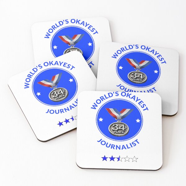 Item preview, World's Okayest Journalist designed and sold by Sunrise427.