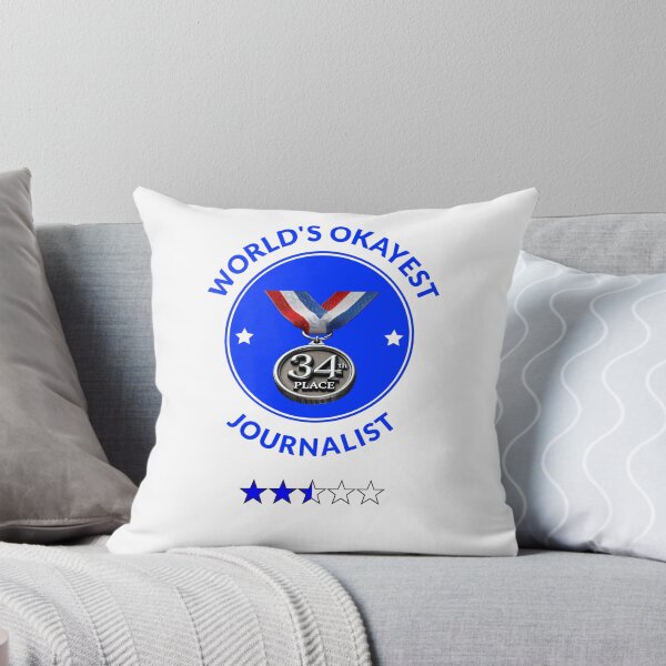 Item preview, World's Okayest Journalist designed and sold by Sunrise427.
