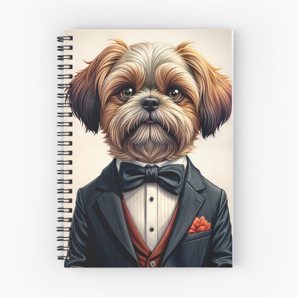 Item preview, Elegant Shih Tzu in a Tailored Suit - Charming Close-Up designed and sold by 3T3rnalArts.