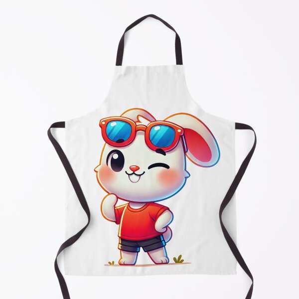 Item preview, Cool Bunny in Sunglasses and Red Shirt designed and sold by Little Care Studio.