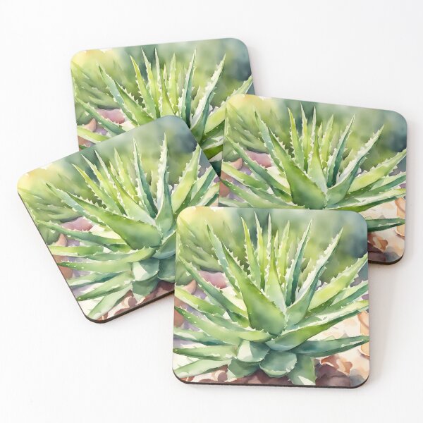 Item preview, Big Aloe Vera Plant in Garden designed and sold by CalmnessbyChoice.