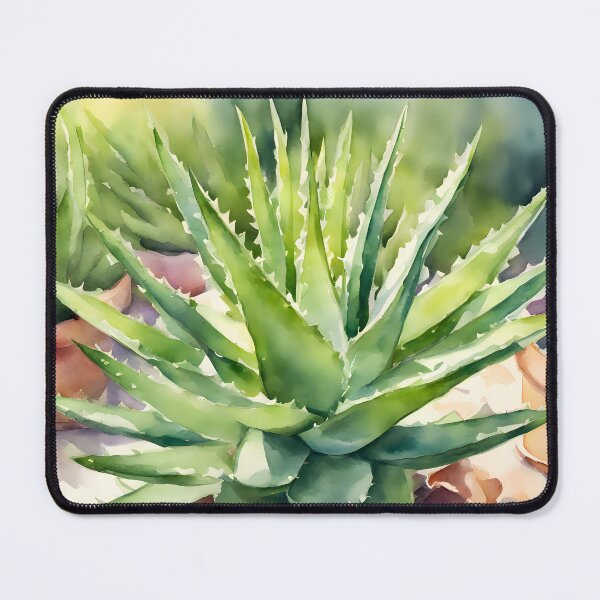 Item preview, Big Aloe Vera Plant in Garden designed and sold by CalmnessbyChoice.