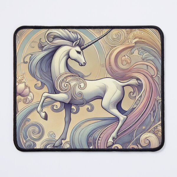 Item preview, Majestic Art Nouveau Unicorn Design designed and sold by NSB-Design.