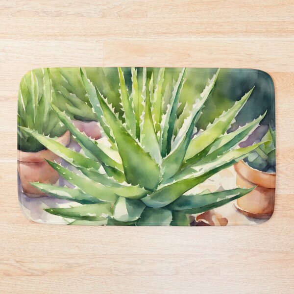 Item preview, Big Aloe Vera Plant in Garden designed and sold by CalmnessbyChoice.