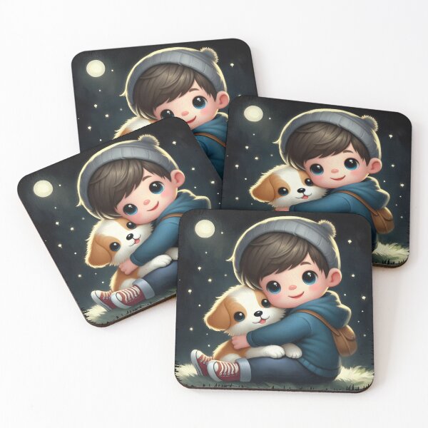 Item preview, A boy and his dog designed and sold by Aleksandar Kostjuk.