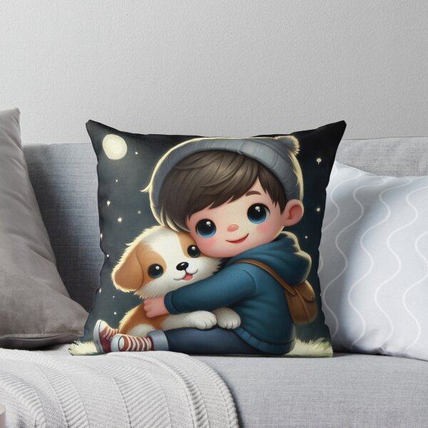 Item preview, A boy and his dog designed and sold by Aleksandar Kostjuk.