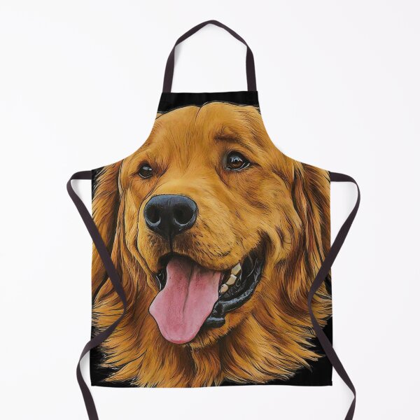 Item preview, Ma Best Friend Golden Retriever Drawing designed and sold by Wearable Prints.