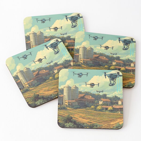 Item preview, AI-Controlled Farming Drones designed and sold by Alin Richard Iovănuț.