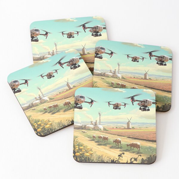 Item preview, AI-Controlled Farming Drones designed and sold by Alin Richard Iovănuț.