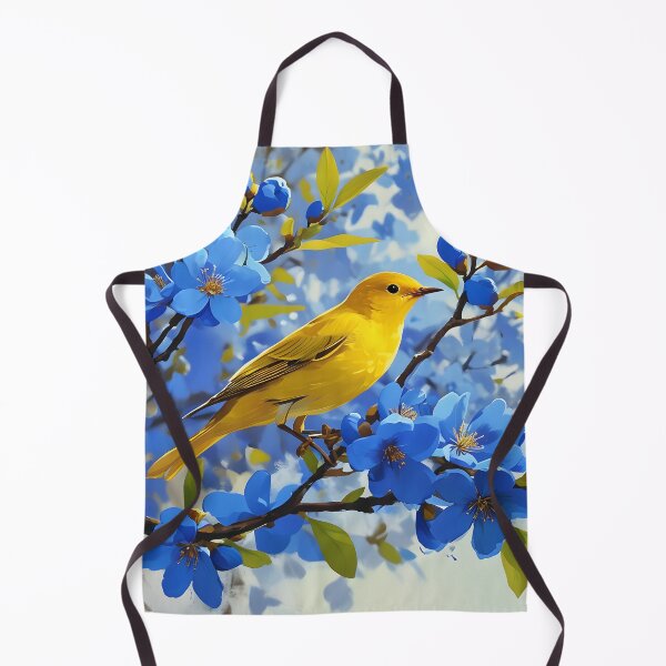 Item preview, Yellow warbler in tree designed and sold by Myfeathers.