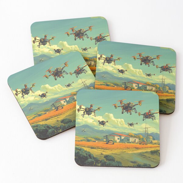 Item preview, AI-Controlled Farming Drones designed and sold by Alin Richard Iovănuț.