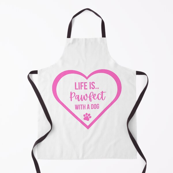 Item preview, Life Is Pawfect With A Dog Pink Heart designed and sold by Tanya C Smith.