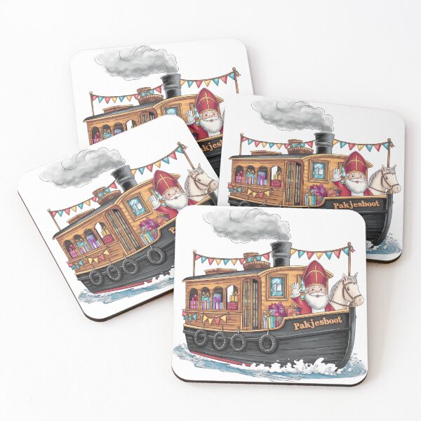 Item preview, Sinterklaas Pakjesboot Clipart  designed and sold by Wennebabs.