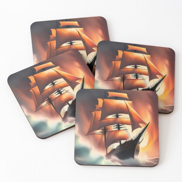 Item preview,  Storm , ship on sea, columbus ship designed and sold by KolorellaS.