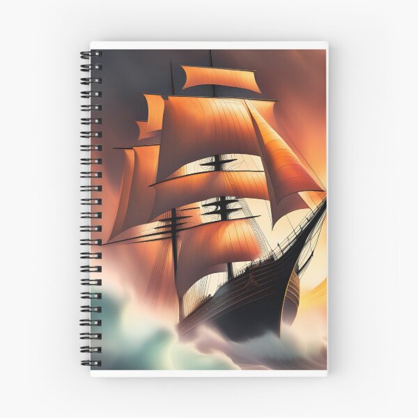 Item preview,  Storm , ship on sea, columbus ship designed and sold by KolorellaS.