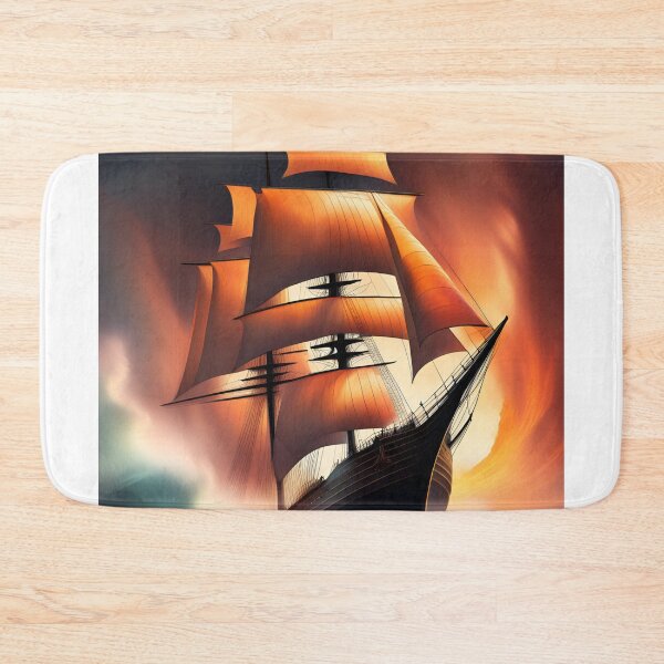 Item preview,  Storm , ship on sea, columbus ship designed and sold by KolorellaS.