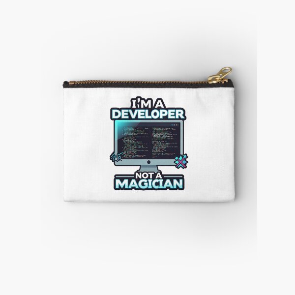 Item preview, I’m a Developer, Not a Magician designed and sold by Wise-Stickers.
