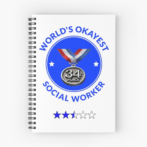 Item preview, World's Okayest Social Worker designed and sold by Sunrise427.