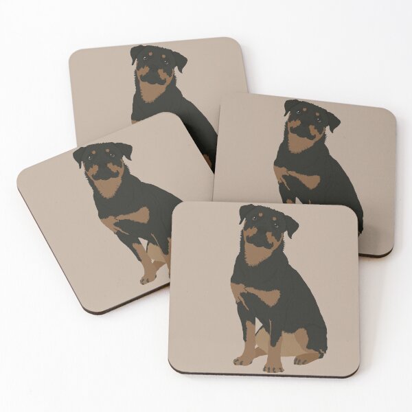 Item preview, Rottweiler Dog Illustration designed and sold by aio.