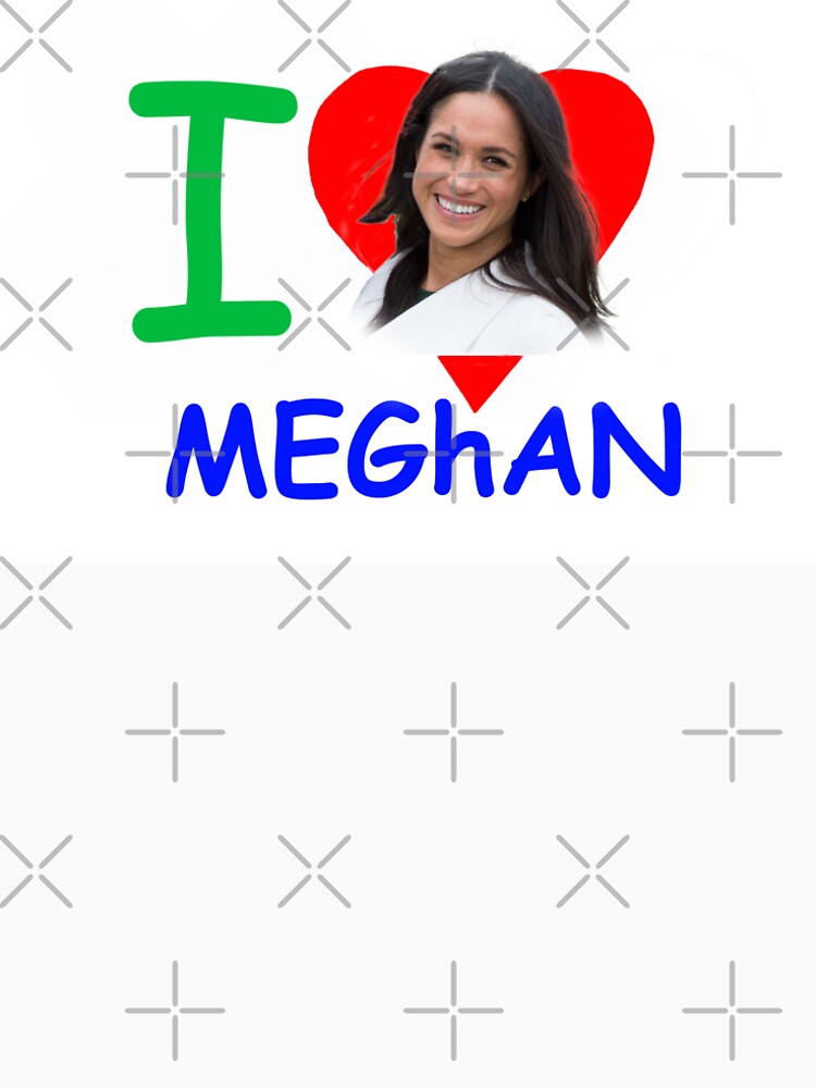 Discover I Heart Meghan Meghan Markle Childlike Design Premium Scoop T-Shirt