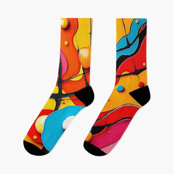 Item preview, Abstract art Bold colors that create a focal point in a room designed and sold by HardToFindMerchandise.