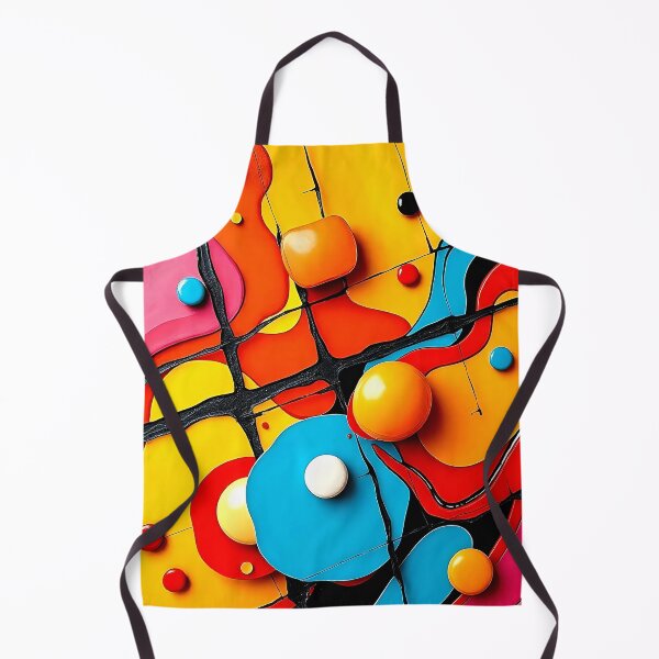 Aperçu de l'œuvre Art abstrait Des couleurs vives qui créent un point focal dans une pièce créée et vendue par HardToFindMerchandise.