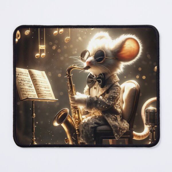 Item preview, Sax Serenade: The Mouse Maestro Jazzy Mouse designed and sold by INNERHARMONY2.