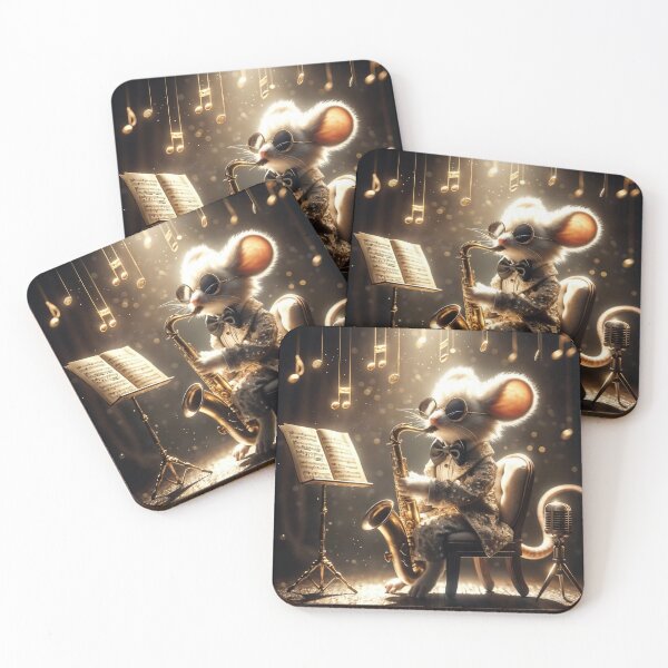 Item preview, Sax Serenade: The Mouse Maestro  Jazzy Mouse designed and sold by INNERHARMONY2.