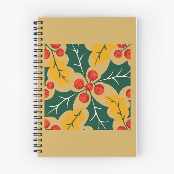 Item preview, Holly Leaves Retro Modern Big Print Pattern designed and sold by taiche.