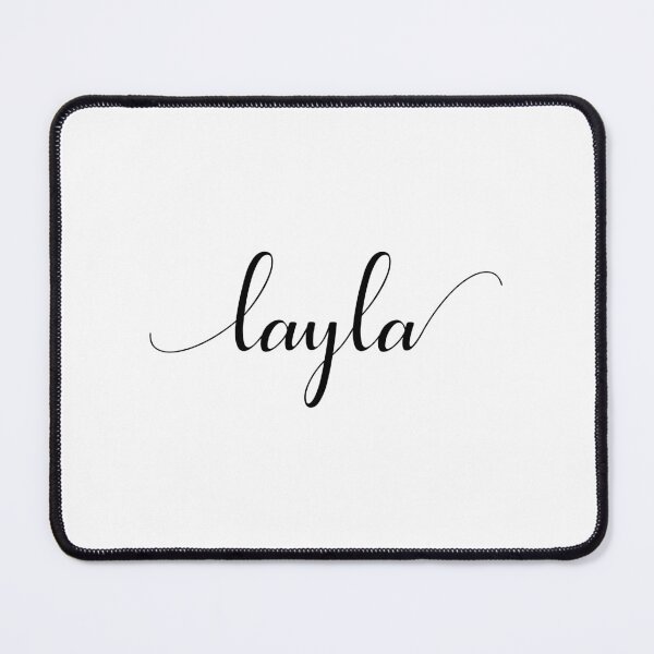 Item preview, Layla - Custom name on delicate black cursive font designed and sold by To the Lua.