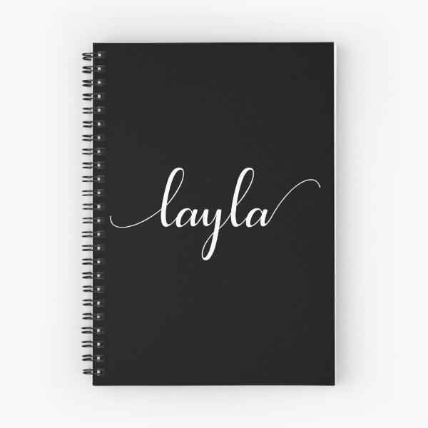 Item preview, Layla - Custom name on delicate black cursive font designed and sold by To the Lua.