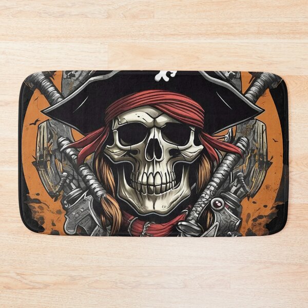 Item preview, Pirate Skull with Crossed Cutlasses – Adventure & Skull Art designed and sold by MetalKrane.