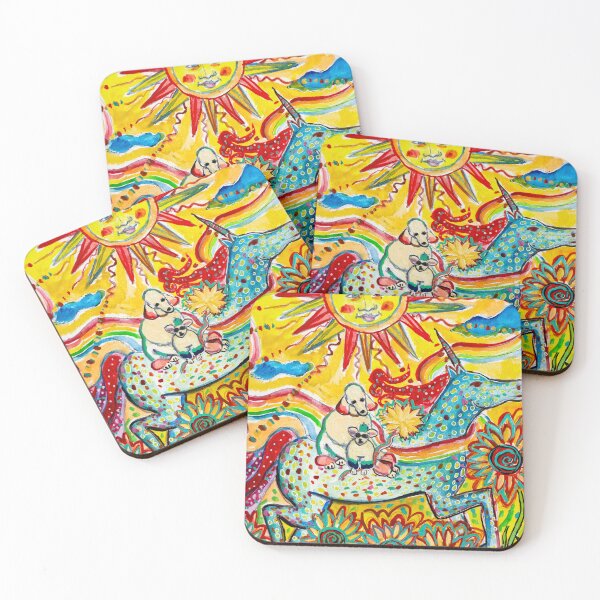 Item preview, The Sun Tarot Poodles designed and sold by Magicpoodleland.