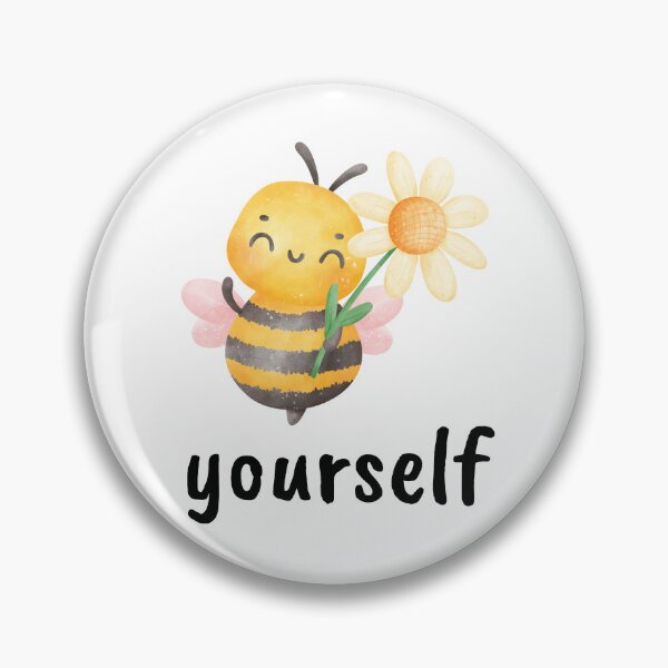 Item preview, Little bee with phrase: Be yourself designed and sold by mysummerland.