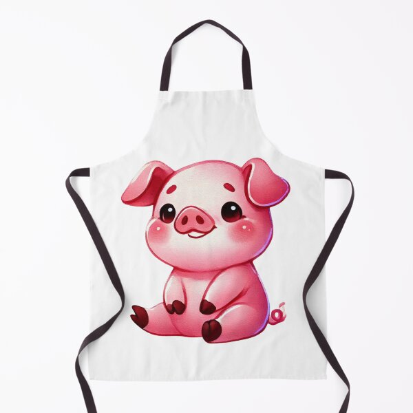 Item preview, Cute Pig Sitting with Happy Smile designed and sold by Little Care Studio.
