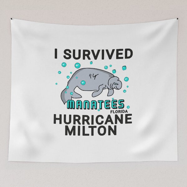 Item preview, I Survived Hurricane Milton Manatee5 designed and sold by vibeno1.
