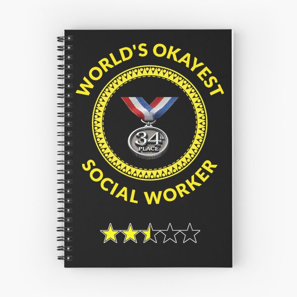 Item preview, World's Okayest Social Worker designed and sold by Sunrise427.